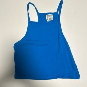 Blue cami/crop top